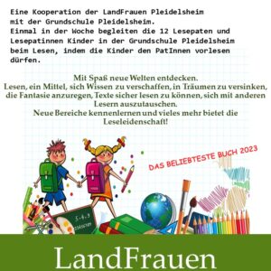 Lesepaten in der Grundschule Pleidelsheim