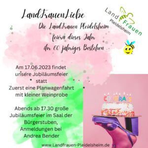 Veranstaltung zum 60 jährigen Jubiläum des LFV Pleidelsheim