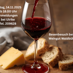 Besenbesuch beim Weingut Waldbüßer